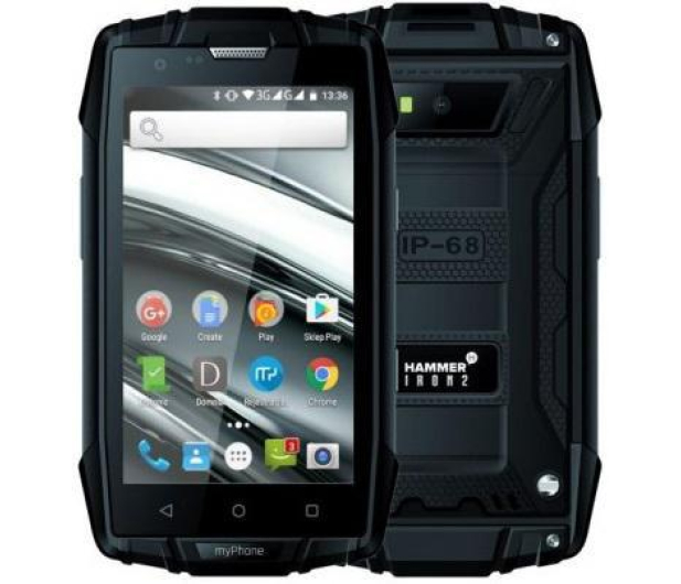 myPhone Hammer Iron 2 Dual SIM czarny - 322444 - zdjęcie